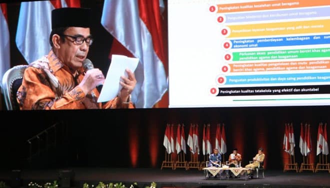 Menag RI Beberkan 8 Target Pembangunan Agama di Indonesia